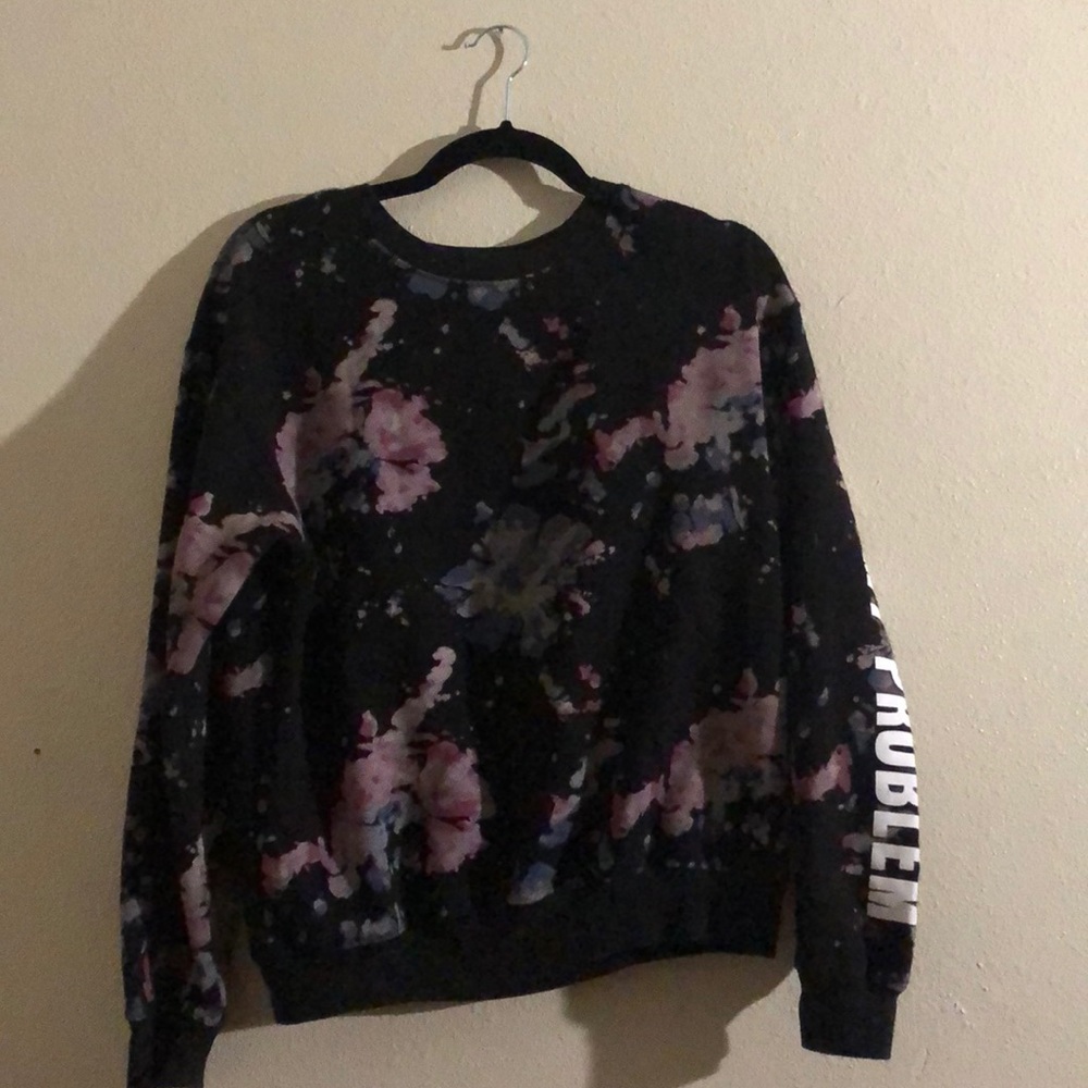 Black purple and blue sweater!!